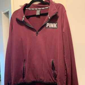 Victoria’s Secret pink quarter zip